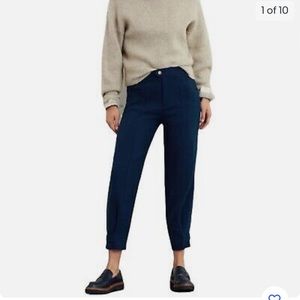 Maeve Magda tweed Anthropologie button leg trouser
